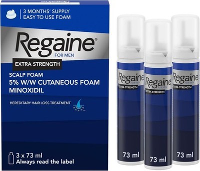 Regaine For Men Extra Strength Foam | Hair Regrowth Treatment 73 ml
