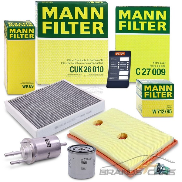 MANN-FILTER ÖLfilter Innenraumfilter Aktivkohle Luftfilter Kraftstofffilter-image