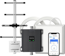 Cell Phone Signal Booster Dual Cellular Repeater High Gain Antenna Verizon AT T
