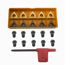 21pcs TCMT32.51 TCMT16T304 Carbide Turning Inserts Inserts for Lather Tool Ho...