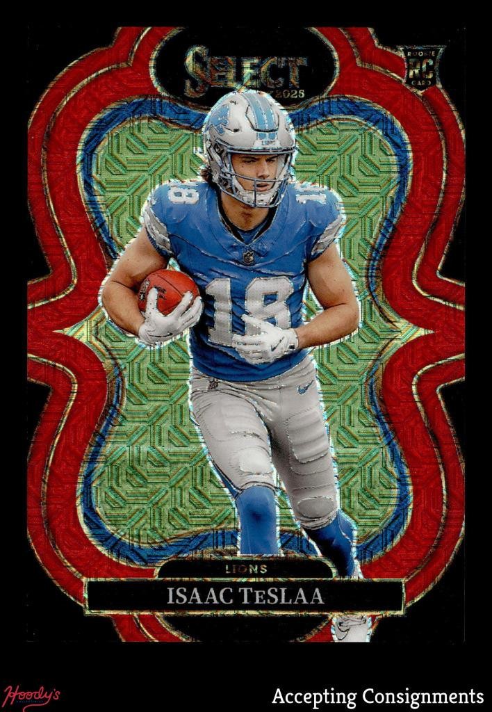 2025 Select Suite Level Prizm Red #370 Isaac TeSlaa RC ROOKIE 46/49 Lions