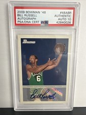 2009 Bowman ‘48 Bill Russell Autograph PSA/DNA #48ABR