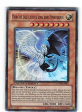 Yugioh DRACHE DES LICHTS UND DER FINSTERNIS , stor-dese1 Super Rare deutsch Exc