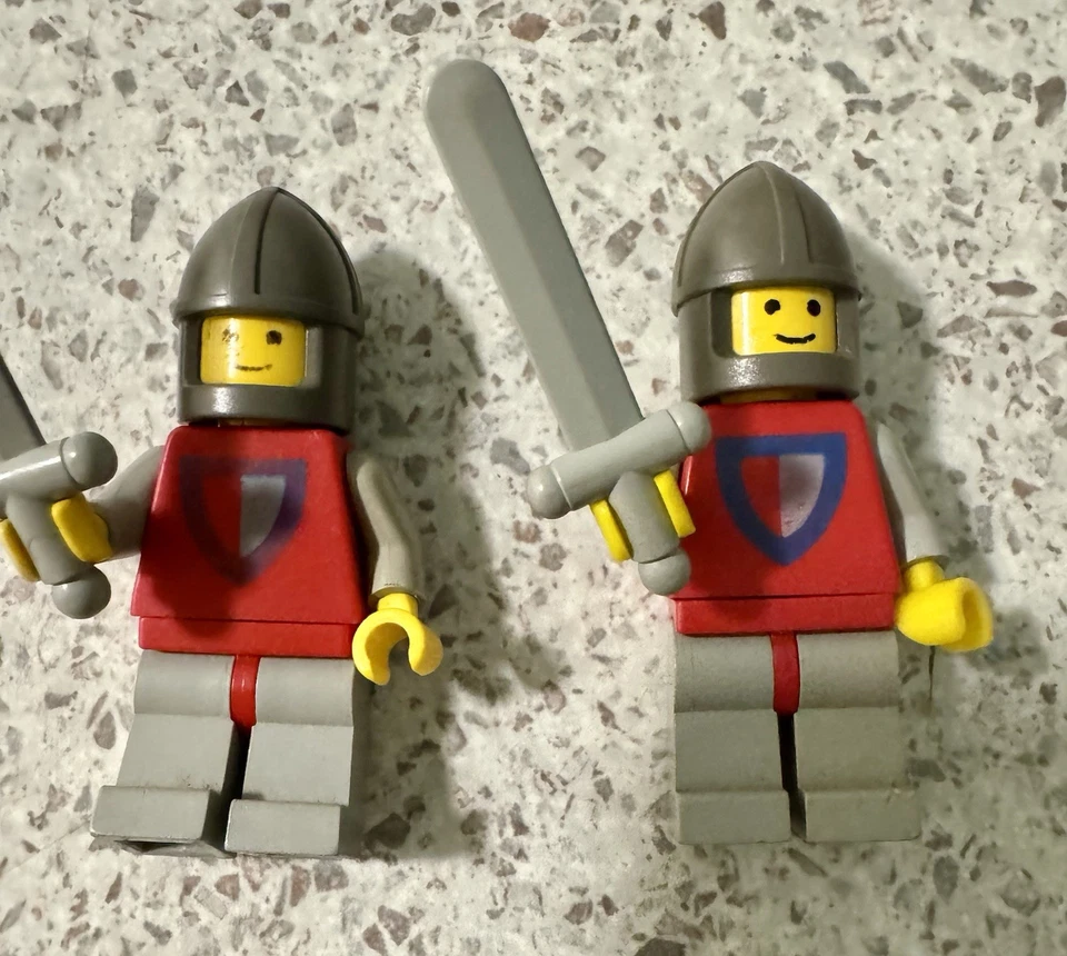 GENUINO VINTAGE (1979) CLÁSICO CASTILLO LEGO - CABALLERO, SOLDADOS Y DONCELLA Foto 4 de 4