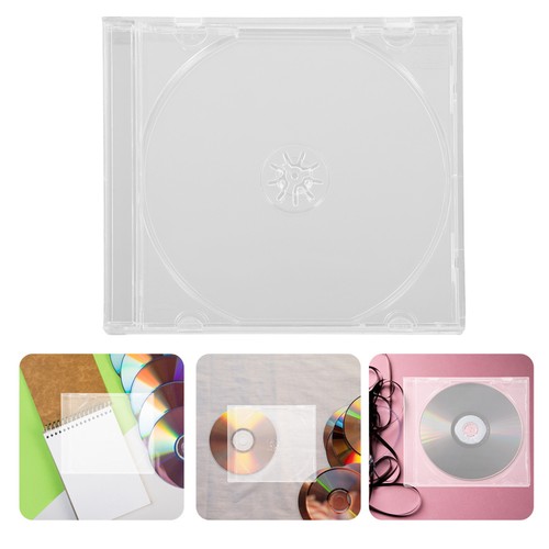 6 Pcs CD-Hülle Reisen Aufbewahrungsbehälter Für CD-Halter DVD-Speicherhalter - Bild 7 von 12