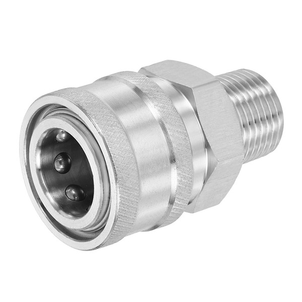 "Hochdruckreiniger Adapter 3/8\" Female Quick Plug Auf 3/8\" Npt Male Fittings"-image