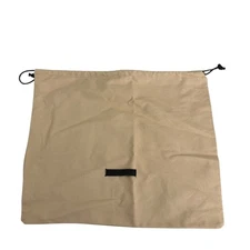 Naghedi Dust Bag 15" x 12" Rectangle Canvas Beige Drawstring Cover