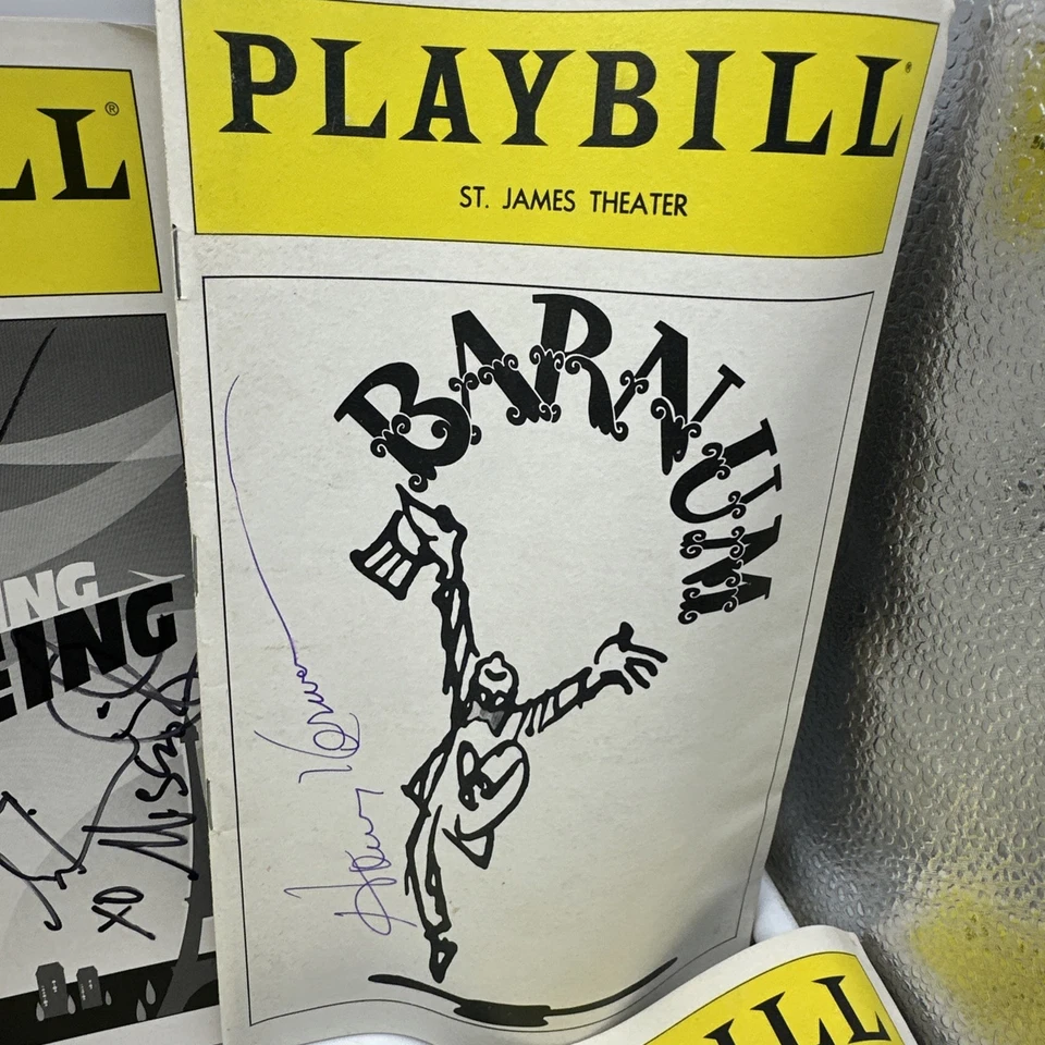 14 Vintage Broadway Playbills- Some Signed- See Photos- AB121 - Image 4 of 4