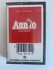 Annie Original Cast Recording Cassette Columbia 34712