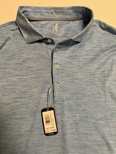 NWT Johnnie-O Featherweight Performance Polo - Men s - Blue - XL