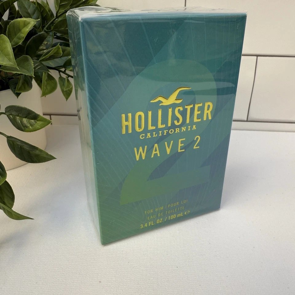 Hollister волна 2 для него - туалетная вода классический свежий аромат 3,4 унц - новый в коробке - Изображение 2 из 4