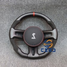 Real Carbon Fiber Steering Wheel For Ford Mustang Boss 302 Shelby Gt500 2012-14