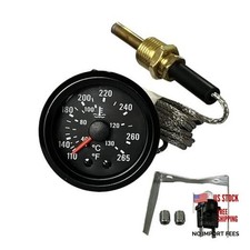 2" 52mm Mechanical Water Temperature Temp Gauge 110-265  , with Sensor Gauge A