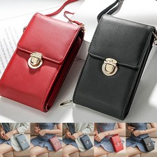 Women Crossbody Bag Small Wallet Card Holder Handbag Clutch Leather Shoulder Bag