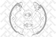 STELLOX Bremsbackensatz Trommelbremse hinten für Nissan Almera I Hatchback 100