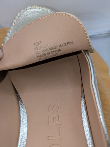 Aerosoles Women's Size 10 Gold Mule Slip On Shoes New | eBay