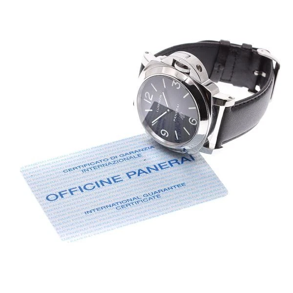Panerai — Officine Panerai Luminor Base PAM00000 43mm Black Dial Hand-Winding Watch #C4276