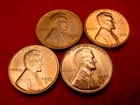 1954-S 1955-D 1955-S & 1956 LINCOLN CENT GREAT BU COINS!  #2**