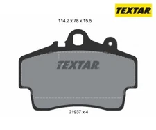 Brake pad set, disc brake Textar 2193702 for Porsche