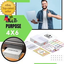 Pre-Cut 4X6 Shipping Labels Work on Most Inkjet and Laser Printers Just Load