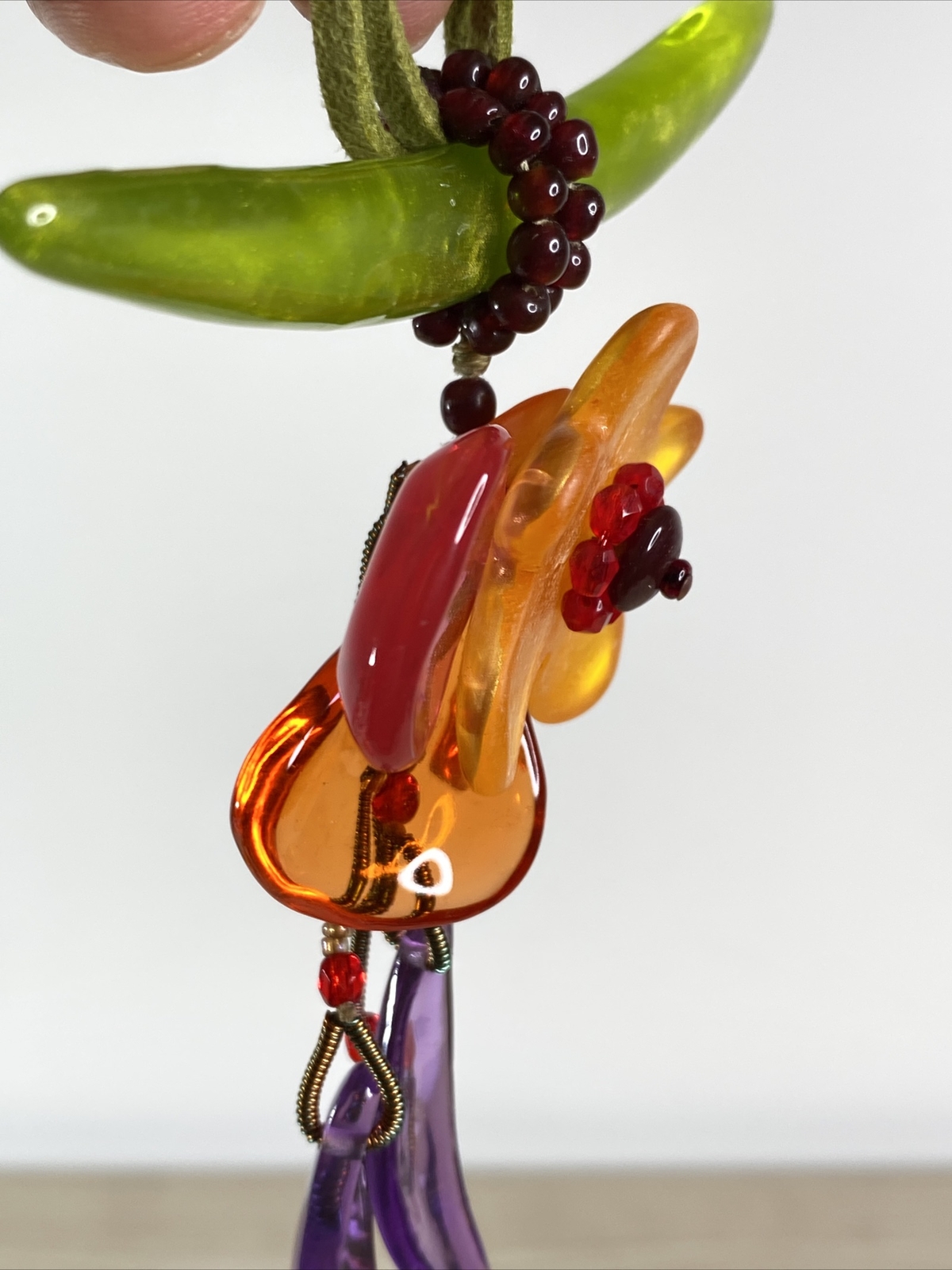 Signed Laio Statement Necklace adjustable Strapsa… - image 20