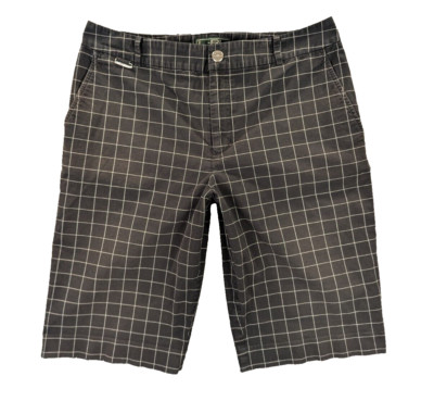 Lauren Ralph Lauren Active Shorts 8 Women's Window Pane Bermuda Cotton Blend