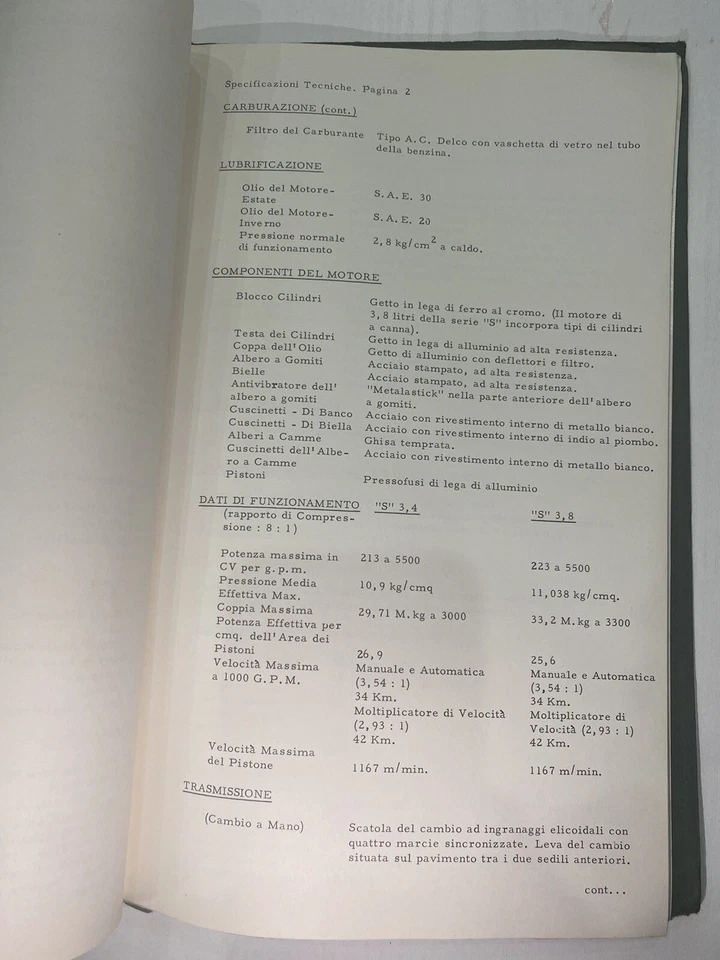 Manuale Jaguar Serie S 3.4 & 3.8 - Immagine 4 di 4