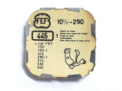 Mov FEF 290 pieza recambio 445 Original Muelle de tirete Setting lever spring