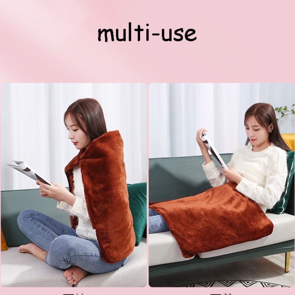 Winter Supplies Soft Mini Heating Blanket Heating Pad Sofa Pad Warming  Products | eBay