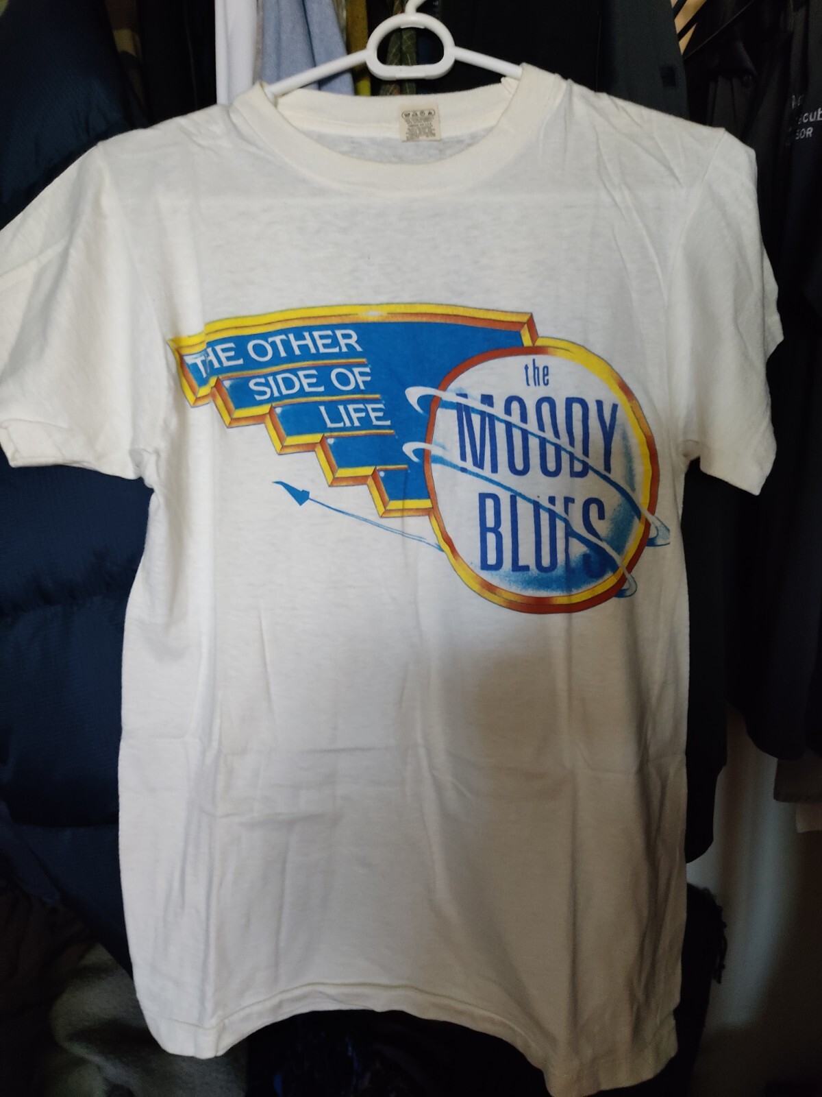 ALTRA Maglietta vintage anni '80 Moody Blues other side of life concerto tour usa