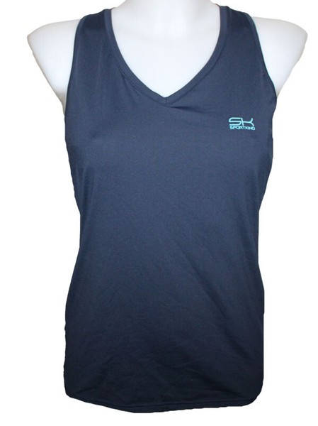 132191 Sports Tank Top Trainingstop Tennis Tennistop Navy Blau Sportkind Xl-image