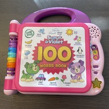 Leapfrog Scout And Violet 100 Words Book Electronic Learning Toy Bilingual