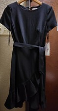 NWT Calvin Klein Women's Dress Size 6 Black  CD3C12U7
