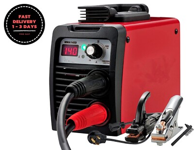 Soldadora de varilla, máquina soldadora ARC de 110 V/220 V real de 140 amperios.