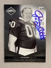 RAIDERS- JIM OTTO AUTOGRAPH 2011 PANINI LEAF LIMITED #'D 271/499 TRADING CARD