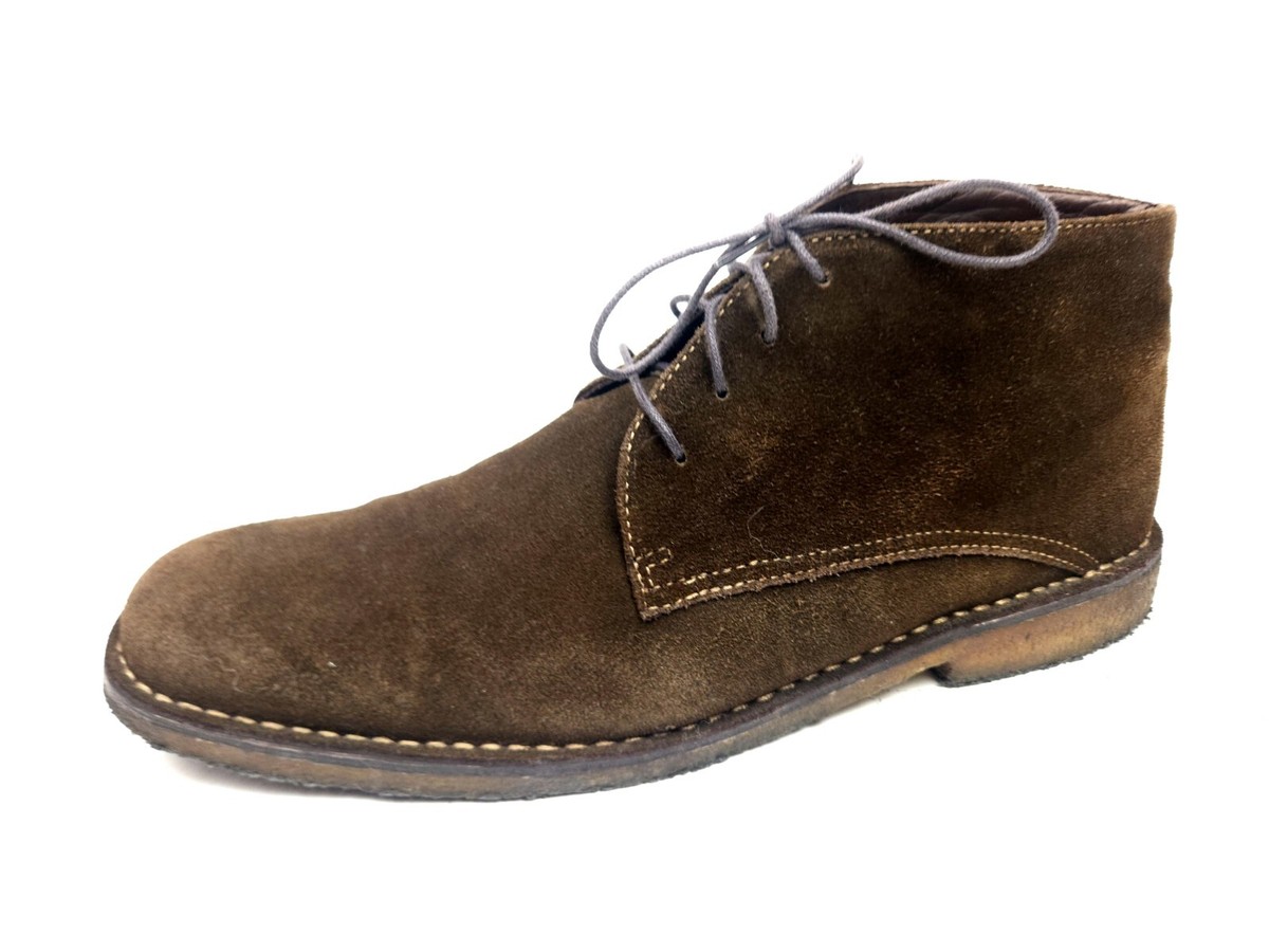 Johnston & Murphy Copeland Suede Chukka Boots Brown Size 13M 