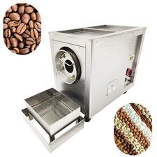 Commercial Automatic Drum Gas Stir-frying Machine Peanut Seed Nut Coffee Roaster