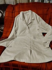 Lab Coat, Med Couture Scrubs, White, 3 Pocket 37" 8608