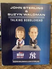 NY YANKEES JOHN STERLING SUZYN WALDMAN TALKING BOBBLEHEAD SGA WFAN MLB BASEBALL
