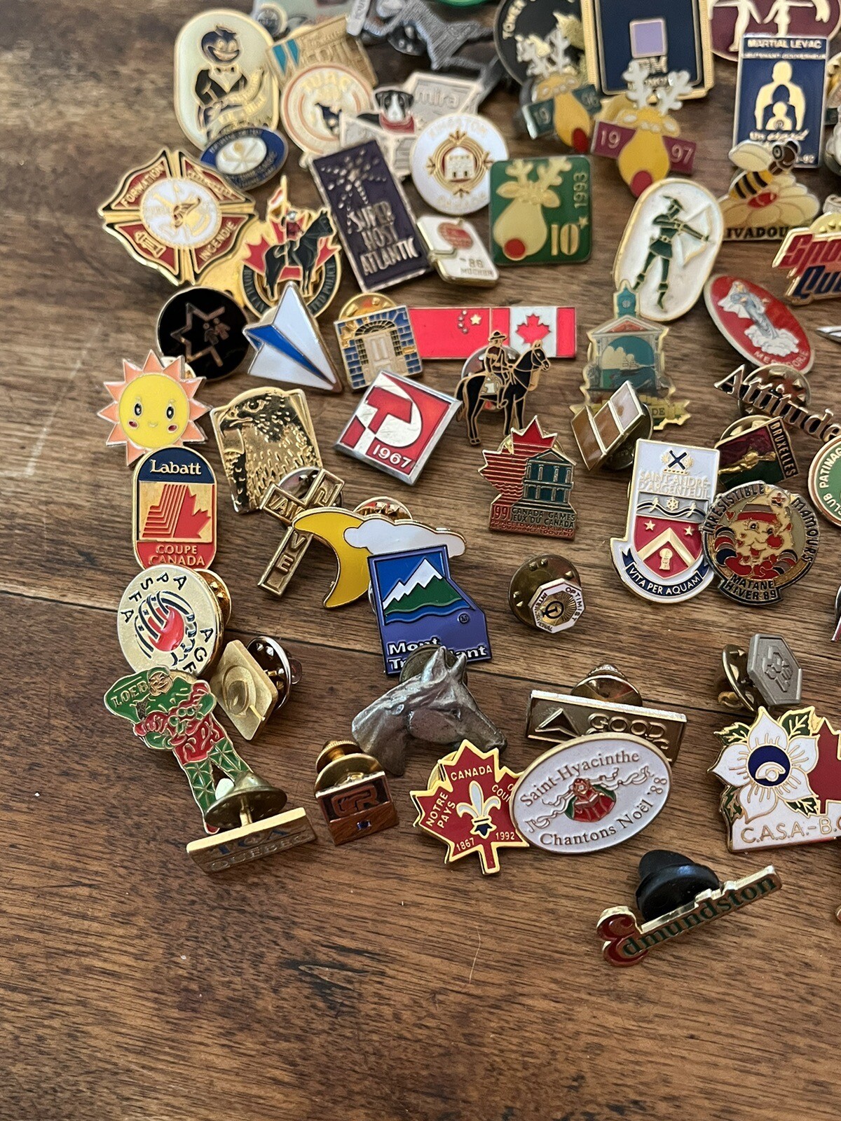 Lot Of 200 Mixed lapel hat pins *READ LOL eBay