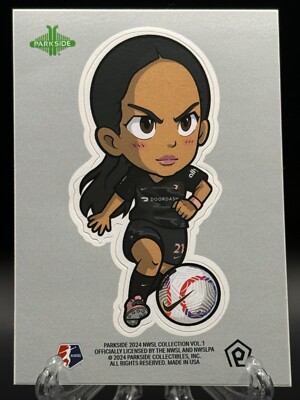 #ad 2024 Parkside NWSL Vol 1 Chibi Stickers $15.00