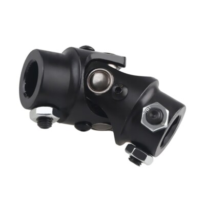 Black 3/4-36 Spline X 3/4'' DD Universal Steering Black Single U Joint Shaft US