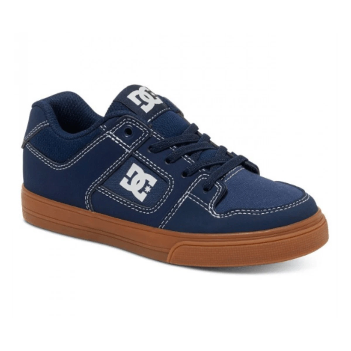 DC shoes Y Pure Elastic Navy Gum Fw 2018 Baby Shoes 27.5 30.5 New