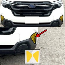 Fits 2025-2026 Subaru Forester Yellow Fog Light Tint Overlay Vinyl Decals Front