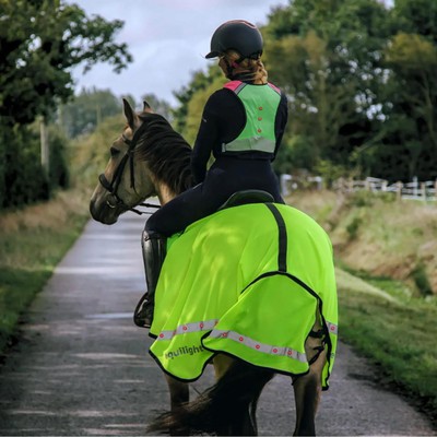 Equi Light Ride On LED Hi Vis Übungsblatt - Gelb