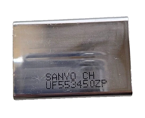 SANYO PRISMATIC lithium ion RECHARGEABLE BATTERY 3.7V 1150MAH(Lot of 10) - Image 2 of 4