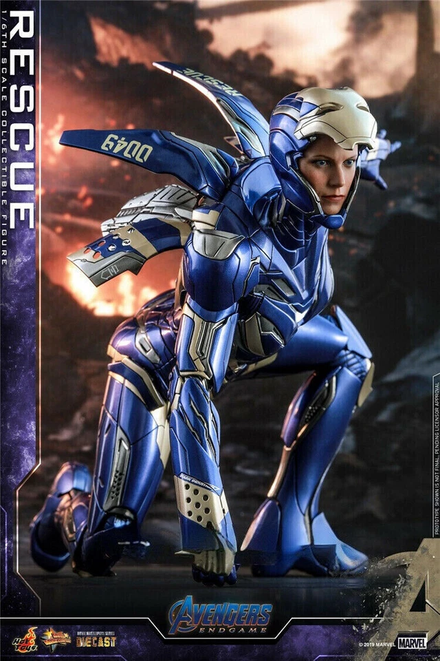 1/6 HOT TOYS MMS538D32 AVENGERS ENDGAME MK49 PEPPER POTTS RESCUE ARMOR Figure - Image 2 of 4