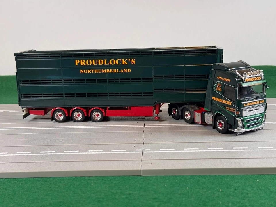 Tekno truck models, Volvo FH4 Glob.  Livestock Trailer , PROUDLOCKS - Image 2 of 4