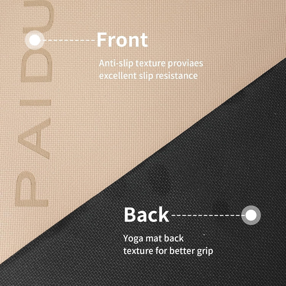 Non Slip Extra Thick Anti-Tear POE Yoga Mat Professional High Resiliency