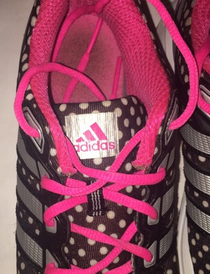 hot pink and black adidas shoes